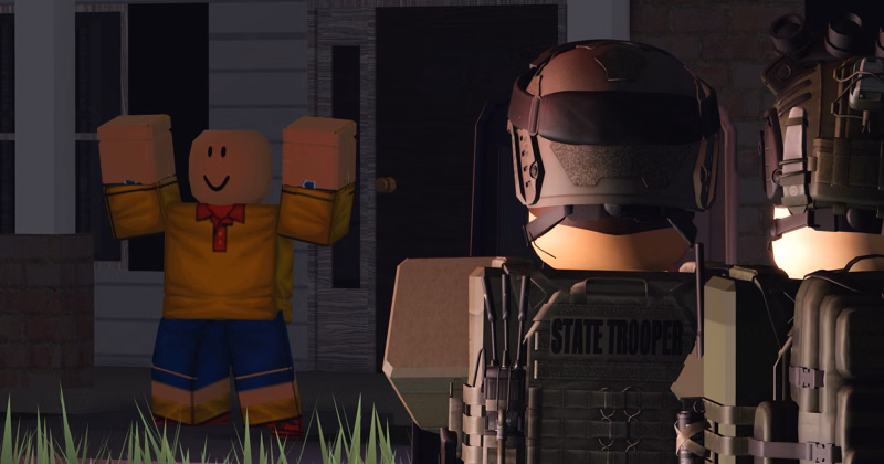 Alaska State Troopers conducting a tactical operation
